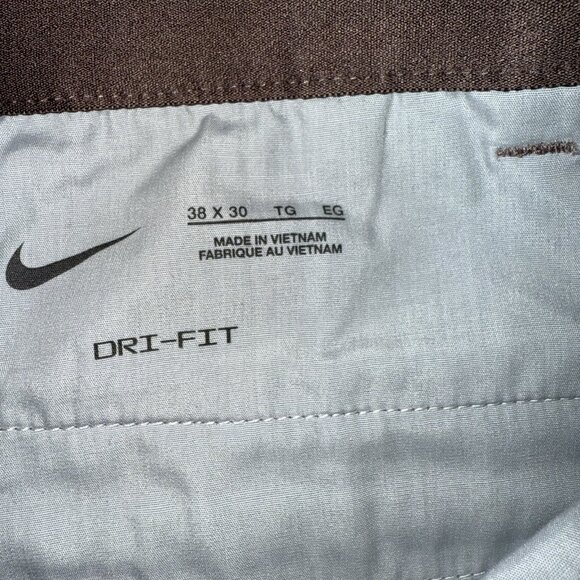 Men's Nike Dri-Fit Flex Golf RN#56323 Purple Pants Size 38x30 (38x26) - Picture 2 of 7